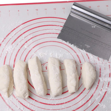 Stainless Steel Graduated Dough Scraper